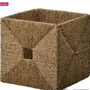 IKEA Knipsa Natural Woven Storage Basket - set of 6